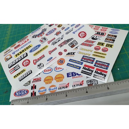 RC Scale Sticker Pack